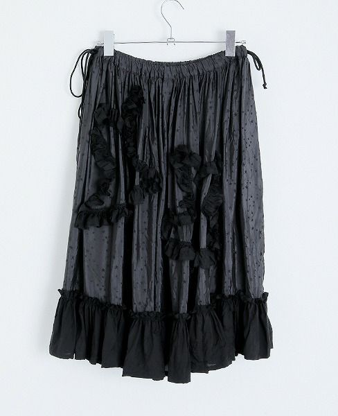 MIYAO ミヤオ.[Skirt/MO-S-05] Cupra Jacquard × Cupra[Garment Wash]