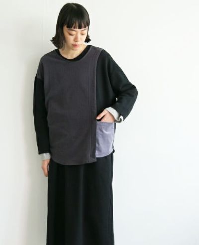 sneeuw<br>スニュウ<br>レイヤープルオーバー[snw18-33/B]