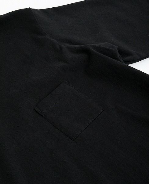 suzuki takayuki.スズキタカユキ.pocket t-shirts[A192-01/black]