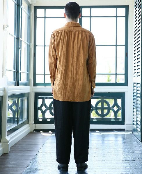 suzuki takayuki.スズキタカユキ.poet's shirt[A193-05/orange]