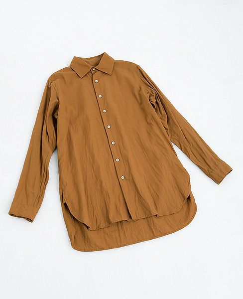 suzuki takayuki.スズキタカユキ.poet's shirt[A193-05/orange]