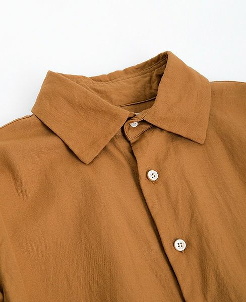 suzuki takayuki.スズキタカユキ.poet's shirt[A193-05/orange]