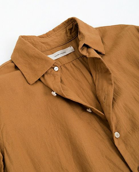 suzuki takayuki.スズキタカユキ.poet's shirt[A193-05/orange]