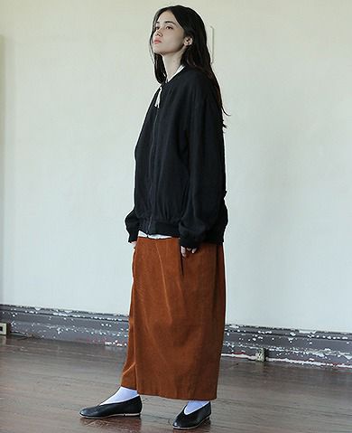 suzuki takayuki.スズキタカユキ.wide legged pants Ⅲ[A192-12/orange]