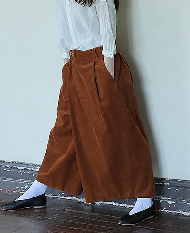 suzuki takayuki, スズキタカユキ, wide legged pants Ⅲ[A192-12/orange]