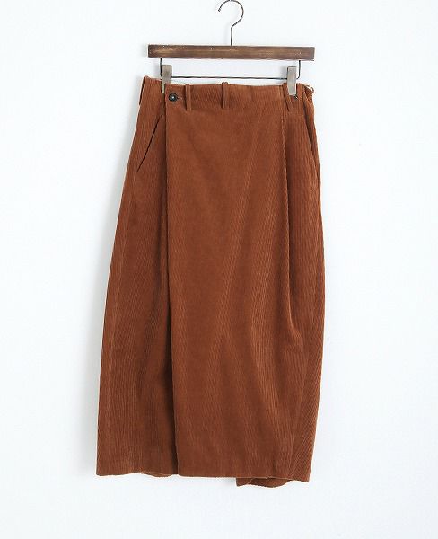 suzuki takayuki.スズキタカユキ.wide legged pants Ⅲ[A192-12/orange]