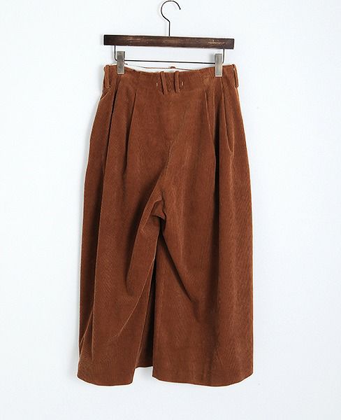 suzuki takayuki.スズキタカユキ.wide legged pants Ⅲ[A192-12/orange]