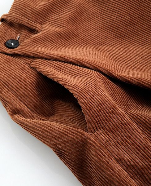 suzuki takayuki.スズキタカユキ.wide legged pants Ⅲ[A192-12/orange]