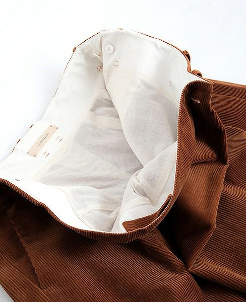 suzuki takayuki.スズキタカユキ.wide legged pants Ⅲ[A192-12/orange]