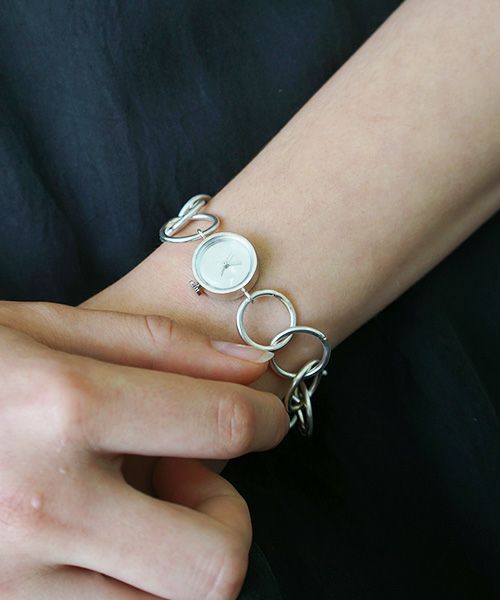 nejicommu.ネジコミュ.CONNECT WATCH O [SILVER]