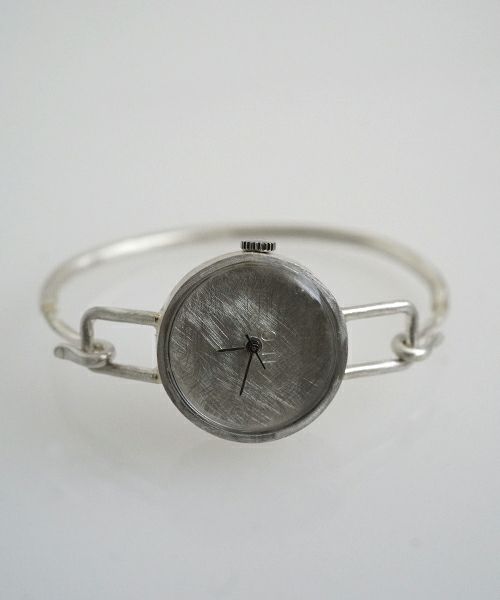nejicommu ネジコミュ SPACE BANGLE M シルバー バングル一体型 腕時計