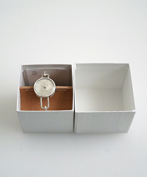 nejicommu ネジコミュ SPACE BANGLE M シルバー バングル一体型 腕時計