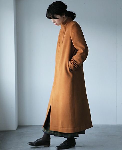 ohta.オオタ.brown lamb coat[18aw-jk-11B]