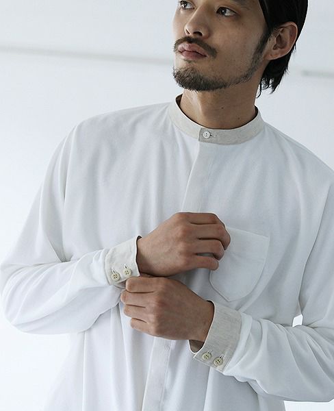 ohta.white pile shirts[st-11W]