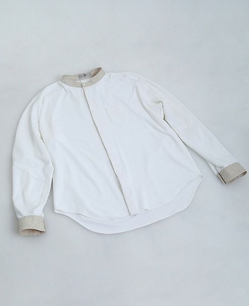 ohta.white pile shirts[st-11W]