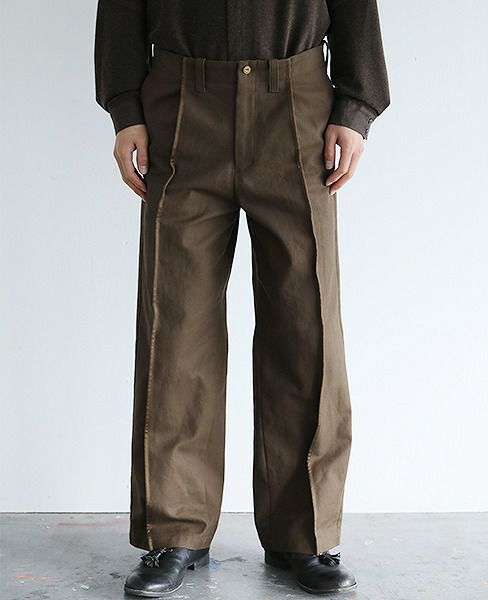 ohta brown wide pants[pt-08B]