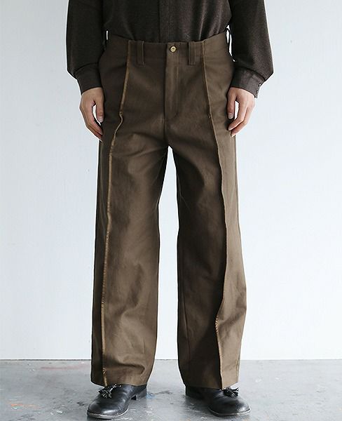 ohta.brown wide pants[pt-08B]