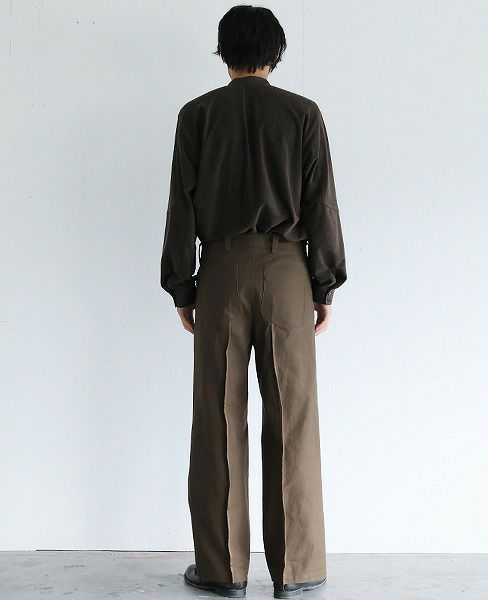 ohta.brown wide pants[pt-08B]