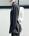 KAGARI YUSUKE.スクエアリュック[w18-05-wh/防炎]