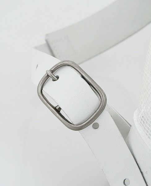 KAGARI YUSUKE.スクエアリュック[w18-05-wh/防炎]