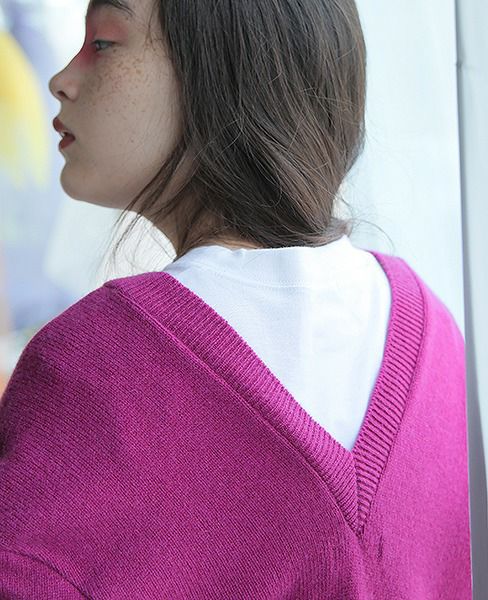 MIYAO ミヤオ.[KNIT/MP-N-02 / RED PURPLE]