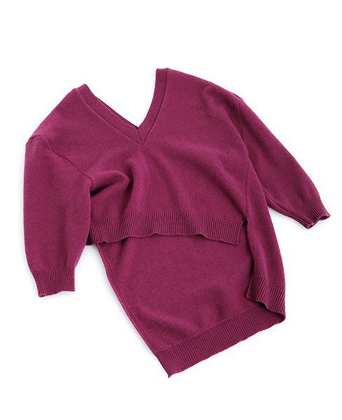 MIYAO ミヤオ.[KNIT/MP-N-02 / RED PURPLE]