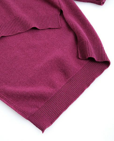 MIYAO ミヤオ.[KNIT/MP-N-02 / RED PURPLE]