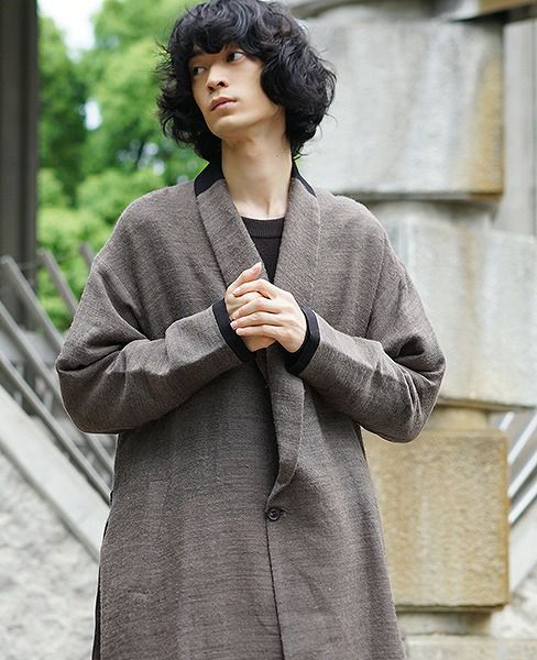 YANTOR.Double Face Wool Gown Coat[Y184CO04]