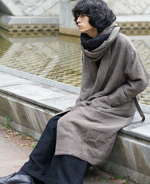 YANTOR Double Face Wool Gown Coat[Y184CO04]