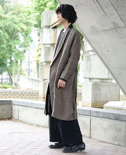 YANTOR.Double Face Wool Gown Coat[Y184CO04]