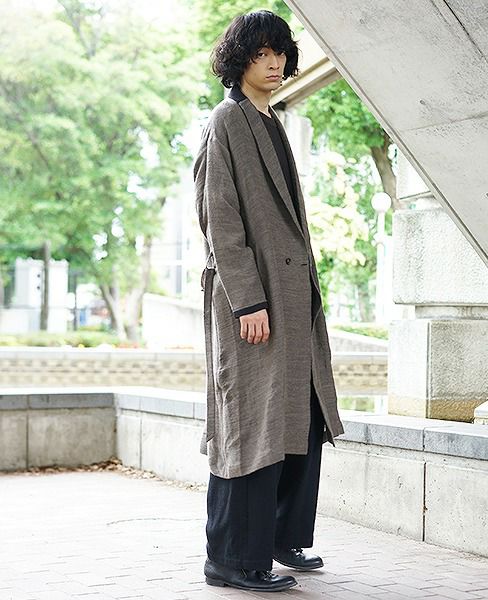 YANTOR.Double Face Wool Gown Coat[Y184CO04]