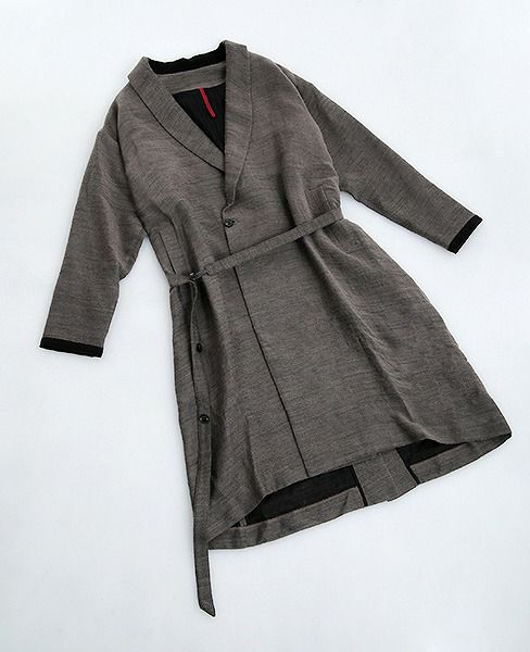 YANTOR.Double Face Wool Gown Coat[Y184CO04]