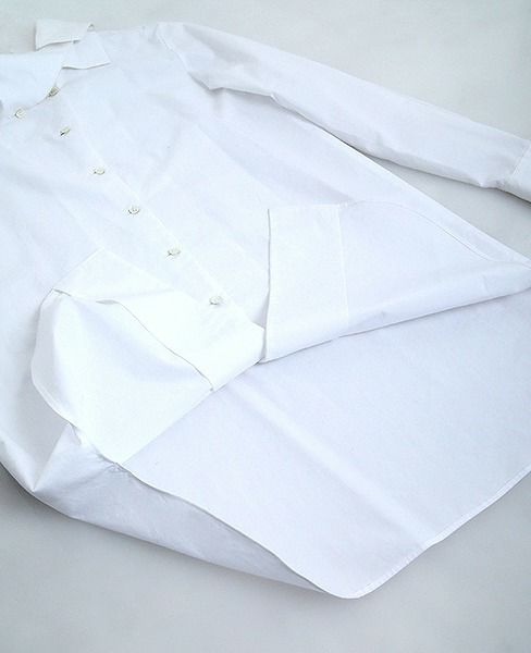 AKIKOAOKI.flower collar blouse[AA18AW-SH02/WH]