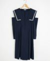 FUTATSUKUKURI.背守りワンピース[19WS-07/Navy]-i