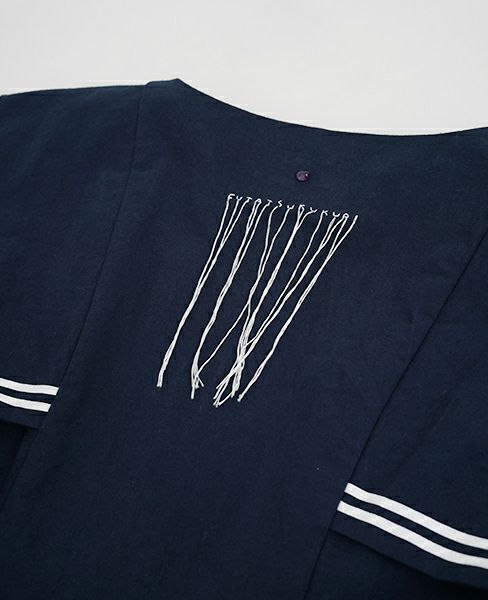 FUTATSUKUKURI.背守りワンピース[19WS-07/Navy]-i
