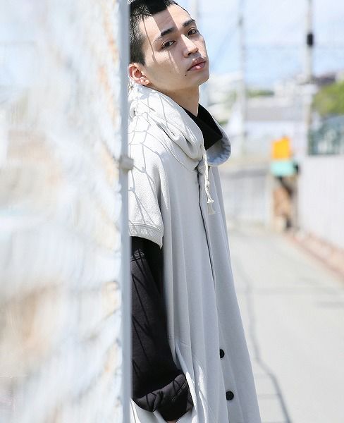 O project.SLEEVELESS HOODED SWEAT[06SW3/FOG]