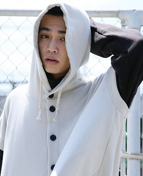 O project.SLEEVELESS HOODED SWEAT[06SW3/FOG]