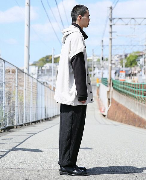 O project.SLEEVELESS HOODED SWEAT[06SW3/FOG]