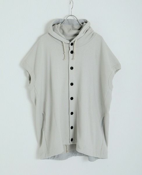 O project.SLEEVELESS HOODED SWEAT[06SW3/FOG]