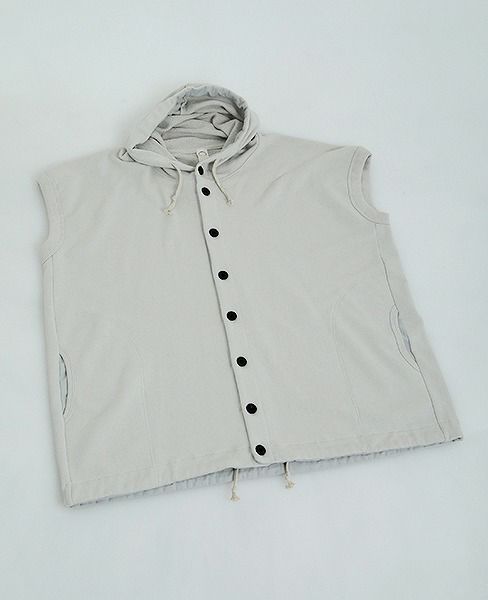 O project.SLEEVELESS HOODED SWEAT[06SW3/FOG]