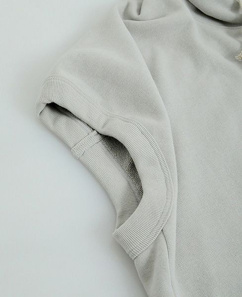 O project.SLEEVELESS HOODED SWEAT[06SW3/FOG]