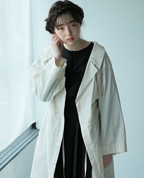 BELPER.GATHERD SHIRT DRESS [0914-1618]