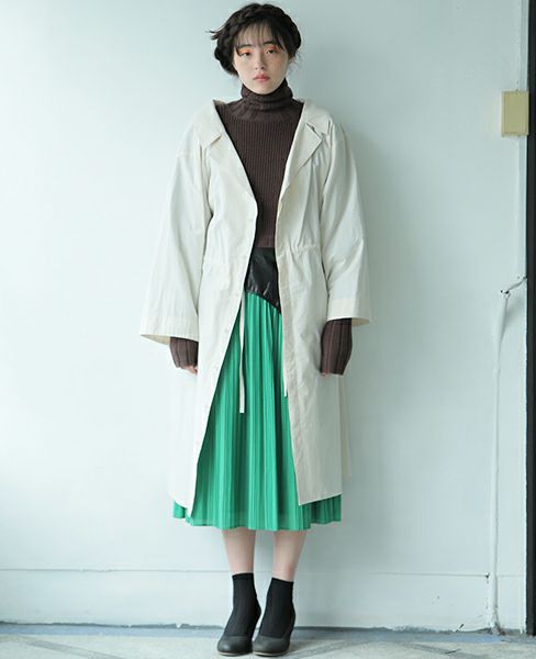 BELPER.GATHERD SHIRT DRESS [0914-1618]