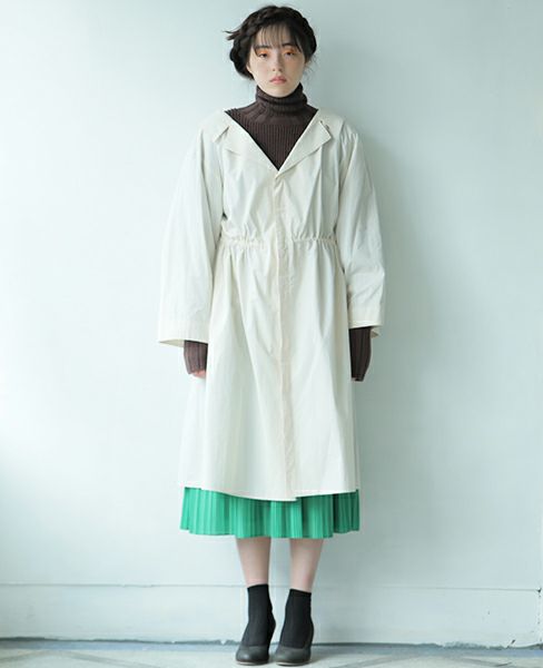 BELPER.GATHERD SHIRT DRESS [0914-1618]