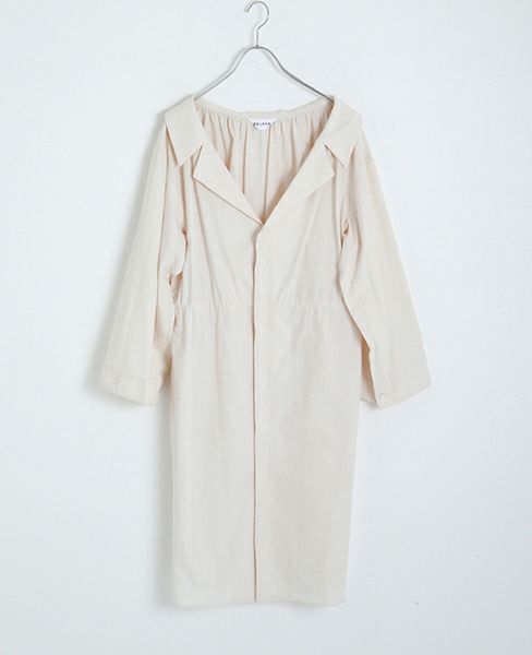 BELPER.GATHERD SHIRT DRESS [0914-1618]