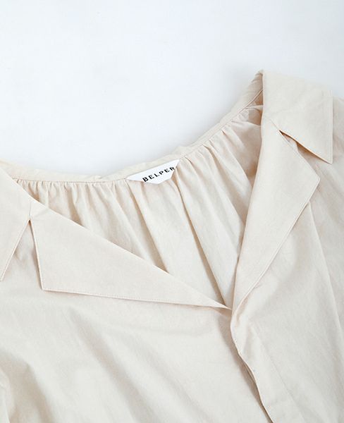 BELPER.GATHERD SHIRT DRESS [0914-1618]