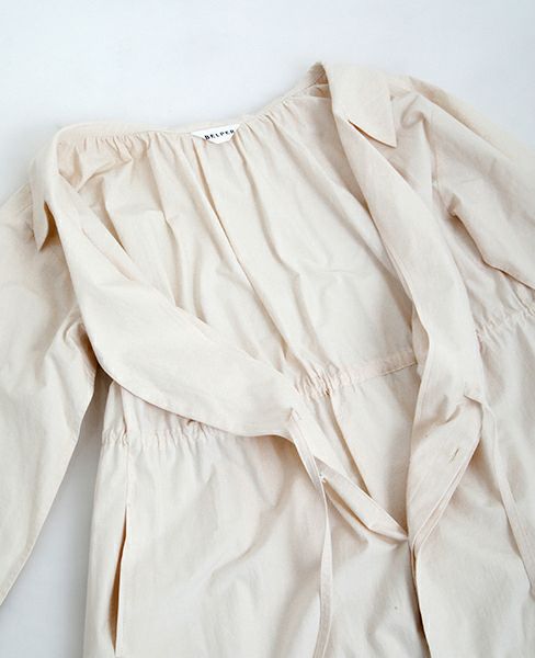 BELPER.GATHERD SHIRT DRESS [0914-1618]
