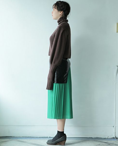 BELPER.LAYERED PLEATS SKIRT [0912-1218]
