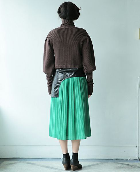 BELPER.LAYERED PLEATS SKIRT [0912-1218]
