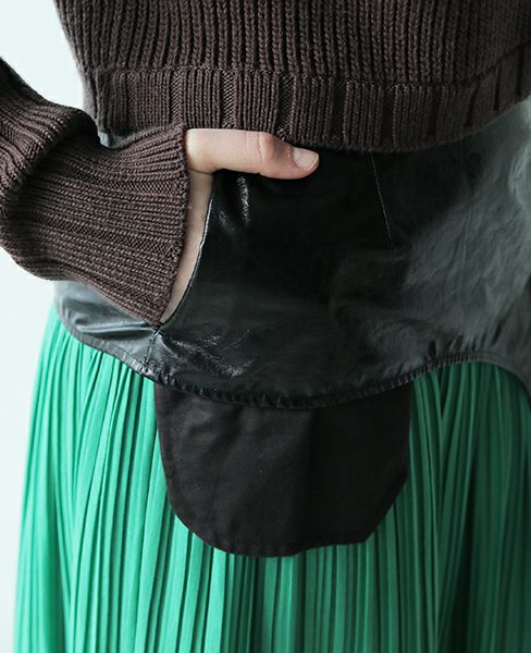 BELPER.LAYERED PLEATS SKIRT [0912-1218]